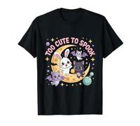 Too Cute To Spook - Pipistrello divertente per Halloween, coniglietto Maglietta