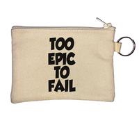 Too Epic to Fail Portachiavi Portamonete Beige