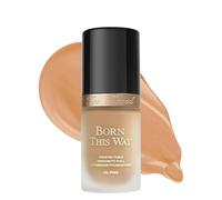 Too Faced Born This Way, fondotinta liquido a lunga durata, con finitura naturale, copertura medio-completa, idratante e senza olio, 29,9 ml, beige caldo