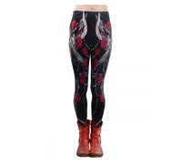 Too Fast Addicted Rose Per Satana Occulto Goth Punk Tattoo Leggings Donna Pants