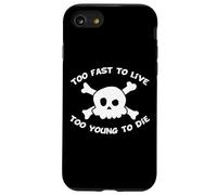 Too Fast To Live Too Young To Die - Harajuku Skull Custodia per iPhone SE (2020) / 7/8