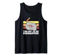 Too Fat To Be Kidnapped Funny Criceto Grafica Canotta