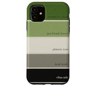 Too Gray per Romance Aromantic Paint Swatch Design Custodia per iPhone 11