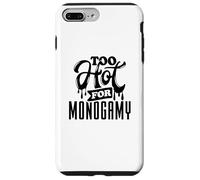 Too Hot for Monogamy, Polyamory Pride, Polyamorous Throuple Custodia per iPhone 7 Plus/8 Plus