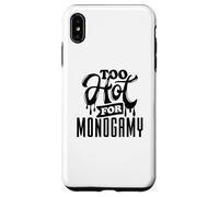 Too Hot for Monogamy, Polyamory Pride, Polyamorous Throuple Custodia per iPhone XS Max