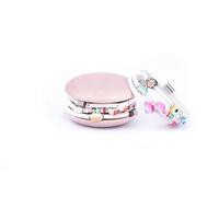Too Late Bracciale Donna, Bracciale Macaron Funny Mignon 3 Giri, Bracciale Charm, Bracciale Caucciù Made in Italy (sweet white)