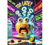 Too Late Coffee Notebook: Funny Journal for Overthinkers, Coffee Addicts & Morning Chaos Survivors
