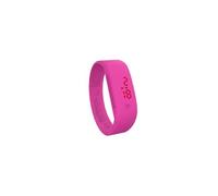 Too Late LED ORIGINAL Orologio Digitale Unisex Quadrante Led, Accensione Touch, Cinturino in Silicone Ultra Leggero, Vasetto Confezione Regalo, Funzione Data e Ora (L, Rosa Fluo)