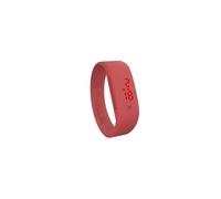 Too Late LED ORIGINAL Orologio Digitale Unisex Quadrante Led, Accensione Touch, Cinturino in Silicone Ultra Leggero, Vasetto Confezione Regalo, Funzione Data e Ora (L, Rosso)