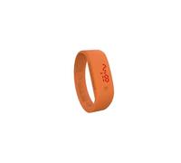 Too Late LED ORIGINAL Orologio Digitale Unisex Quadrante Led, Accensione Touch, Cinturino in Silicone Ultra Leggero, Vasetto Confezione Regalo, Funzione Data e Ora (L, Arancione)