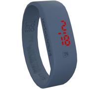 TooLate Orologio Digitale LED ORIGINAL Unisex - Touch Cinturino Silicone, Data/Ora (L, Blue Jeans)