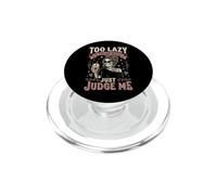Too Lazy To Explain Myself Just Judge Me Antisociale PopSockets PopGrip per MagSafe