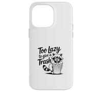Too Lazy to Give a Trash Funny Panda Raccoon Meme Custodia per iPhone 14 Pro Max