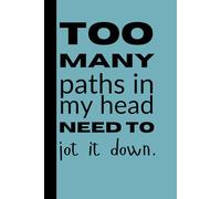 Too Many Path in my Head, Need to jot it down: Organize Your Thoughts: A Journal for Clarity and Creativity