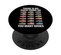 Too Many Shoes I Streetwear Sneakers Moda Sneakers PopSockets PopGrip Adesivo