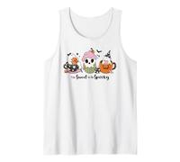 Too Sweet To Be Spooky Ghost Cupcake Zucca Halloween Candy Canotta