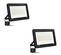 toobettp 2 PCS Faretto LED da Esterno 150W, Faro Led Esterno 15000LM 6000K Bianco Freddo Faretti Led IP66 Impermeabile per Giardino Garage Parcheggio Cortile