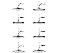 toobettp 8PCS 200W Faretto LED UFO Lamp, LED UFO 20000LM Bianco Freddo Lampada UFO Impermeabile IP65 Lampada da Officina per Garage, Magazzini, Fabbrica,Stadio Coperto