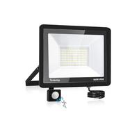 toobettp Faretto LED da Esterno con Sensore di Movimento 100W, Faretto LED da Esterno 10000LM Bianco Caldo 6500K Impermeabile IP66 Fari LED Interna ed Esterna per Giardino Cortile Garage Pareti