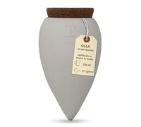 Toocook Olla in Terracotta Bianca per Irrigazione Automatica - Autonomia fino a 15 Giorni - A Lento Rilascio Per Piante Grasse a basso fabbisogno idrico da Interno ed Esterno - 250 ml (Bianco)