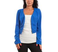 Toocool - Coprispalle Donna Bolero Maniche Lunghe Elegante Giacca VB-31189 [Taglia Unica,Blu Elettrico]