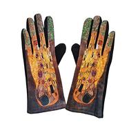 Toocool Guanti donna Van Gogh Klimt invernali eleganti pittori WS-C65 [Taglia unica,bacio]