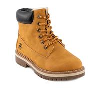 Toocool Stivali Donna Scarponcini Scarpe Stringati Pelliccia Anfibi Caldi RW001 [39,Camel]