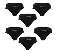 Toocool - Stock 6 Pezzi Slip Uomo Microfibra Elasticizzati Lotto Intimo Mutande LBD-W117 [S/M,Nero]