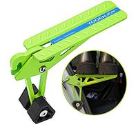 TOOENJOY Gradino Porta Auto Universale, Pieghevole Pedale della, Entrambi I Piedi Stanno Scala A Pedale, Facile Accesso Al Tetto Per La Maggior Parte Delle Auto SUV Carico Massimo 400lbs Verde