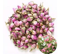 TooGet Rosa Fragrante Naturale Rosa Germogli Petali di Essiccato Damascena All'Ingrosso, Cibo Commestibile - 115g
