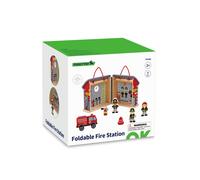 Tooky Toy TK489 Wooden Foldable Fire Station