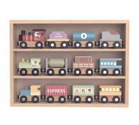 Tooky Toy Trenini in Legno con Magneti