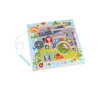Tooky Toys 921 TKC458 EA Wooden City Maze, Multicolor