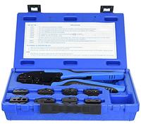 Tool Aid SG SGT18980 - Kit di crimpatura terminale a cricchetto (cambio rapido con 9 set di matrici)