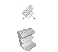 Tool and Bit Wall Mount Holder Compatible with Powerfix/Lidl Round Hole Panels