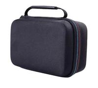 Tool Bag, Carrying Case, Portable Travel Box with Handle, Hard Shell Organizer for Home and Business Use, Camping Hiking Fishing Gear Storage, 8.66 x 5.12 x 3.54 Inches Black 1 pezzo