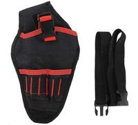 Tool Bag for Electric Drill, Tool Holster Holster with Adjustable Tool Belt with Space for Accessories and Open Loops