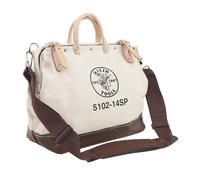 Tool Bag with Detachable Shoulder Strap, 14 pollici, 10 tasche interne per strumenti di archiviazione di piccole dimensioni, 5102-14SP