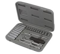 Tool Base Metrico Presa Set 0.6cmD 25pc Profondo E Standard Lunghezza Toolbase