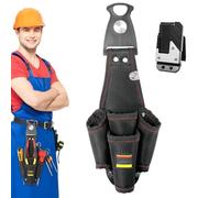 Tool Belt Bag, Sturdy Electrician Pouch, Portable Compact Organizer, Multifunctional Waterproof Design, Reinforced Stitching Build, Ideal for Repair Tasks, Maintenance Jobs