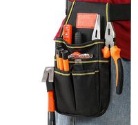 Tool Belt, Carpenter Utility Pouch, Waterproof Waist Organizer, Adjustable Strap Fit, 10.24x5.51x1.57 inches, Multi-Pocket Layout, for Electrician Plumbing Mechanic Gardening Hiking Hunting Home Tasks