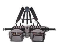 Tool Belt For Men - 39.37 Inches Tool Bag Organizer For Carpenter | Leather Tools Belt | Gardening Portable Construction Belts With Holster Far Electricians, Craftsmen,