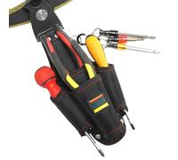 Tool Belt Pouch, Waterproof Organizer Bag, Sturdy Compact Carrier, 10,43 x 5,31 pollici, Multifunzionale Pocket Design, Portatile Utility Storage, for Electrical Repair Garden Work