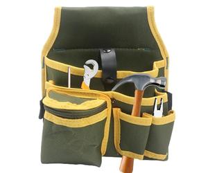 Tool Belt Pouches, Electrician Bag, Tool Storage, Organizzatori e Storage, Storage for Tools, Tool Organization, Electrician Waist Bag, for Construction Worker, Yellow Border Army Green,