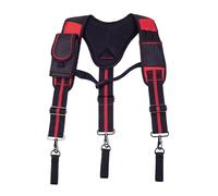 Tool Belt Suspenders | Oxford Cloth & PP Webbing, 21.3in X 13in | Adjustable Y-Shape Construction Harness, Thick Padded Shoulder Straps | For Electrician, Woodworker, Climber