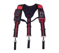 Tool Belt Suspenders, Safety Harness for Construction, Oxford Cloth, PP Webbing Tool Storage Work Belts, Breathable for Tree Climbing, Fire Rescue, Carpenter Harness, 54x33cm