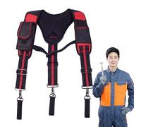 Tool Belt Suspenders, Safety Harness for Construction with Breathable Padding and Adjustable Straps, Tool Storage Work for Tree Climbing, Fire Rescue, Ideal for Carpenters Tasks