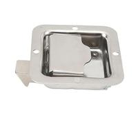 Tool Box Latch Handle, 304 Stainless Steel Paddle Door Lock for RV | 304 Stainless Steel Mirror Polished Rustproof Flush Mount Single Point Lock 83 x 83mm for RV Trailer Entry Door