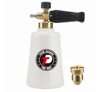 Tool Daily Schiuma Cannone, Regolabile Snow Foam Lancia per idropulitrice, Schiuma Blaster per lavaggio auto, Ugello orifizio aggiuntivo 1,1 mm, 1/4 "