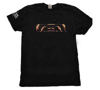 Tool T Shirt Flame Spiral Band Logo Nuovo Ufficiale Unisex Nero Size L